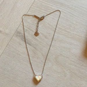 Ari heart silver pendant necklace